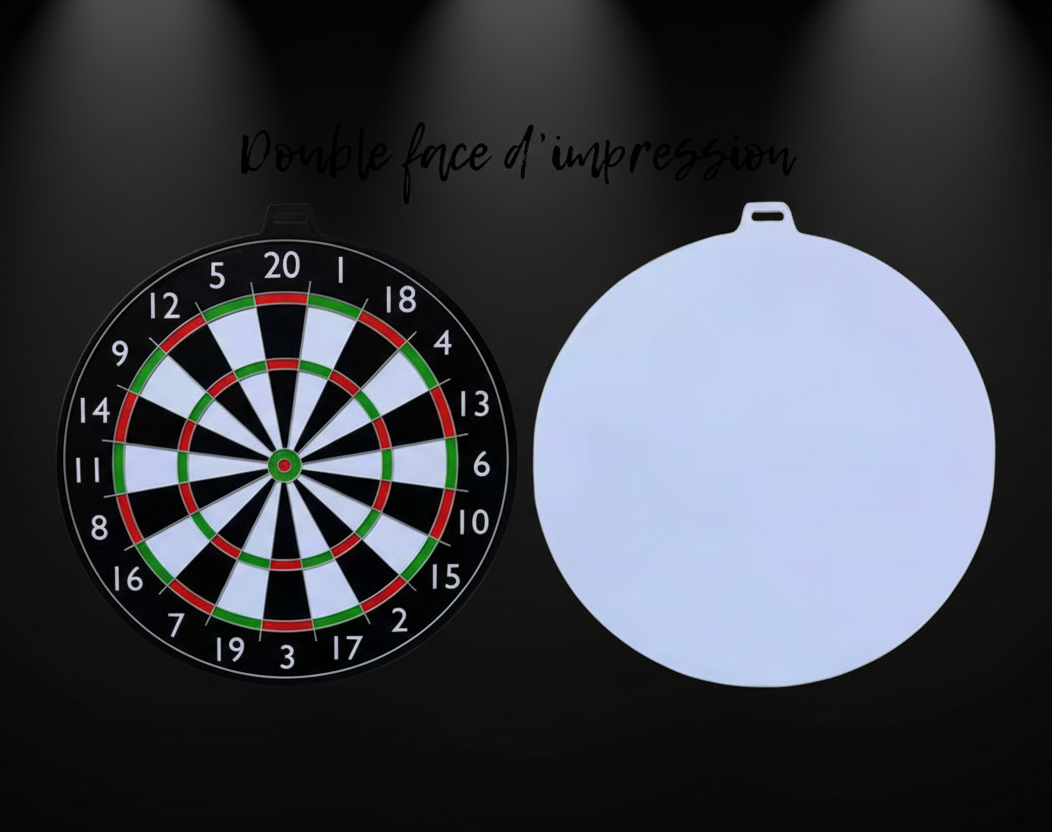 Jeu de Fléchettes Magnétique - Sublimation Double Face