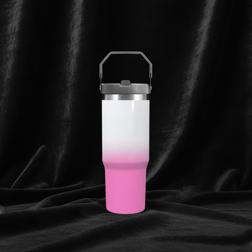 Bouteille flip 30 oz ombré pour sublimation