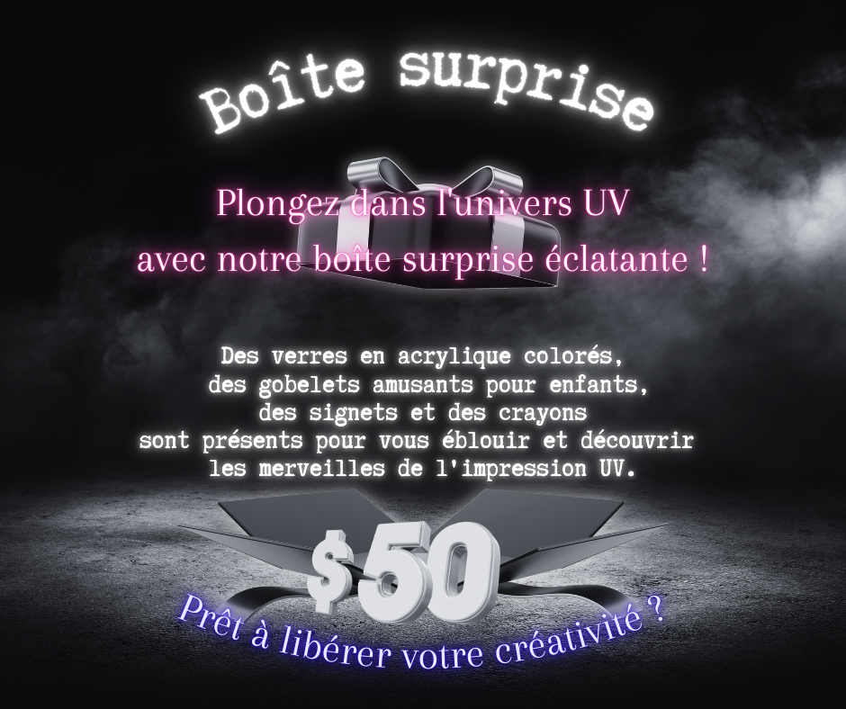 Boîte surprise UV