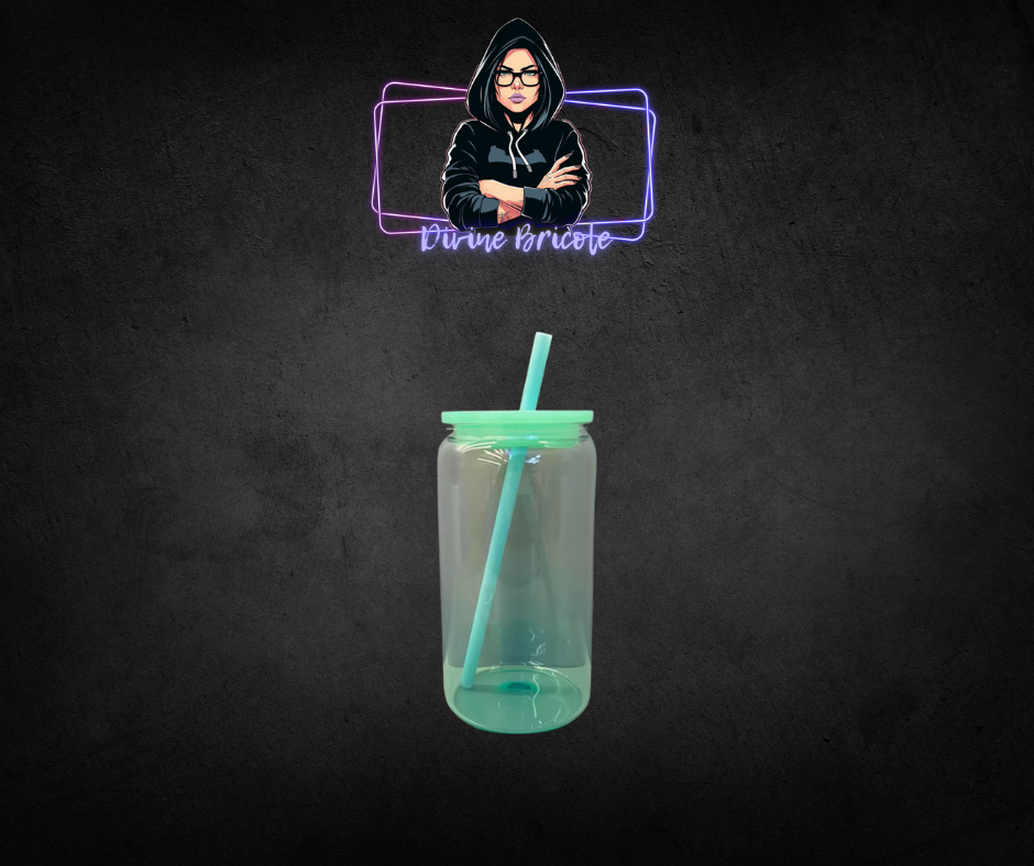 16 oz en verre ombré