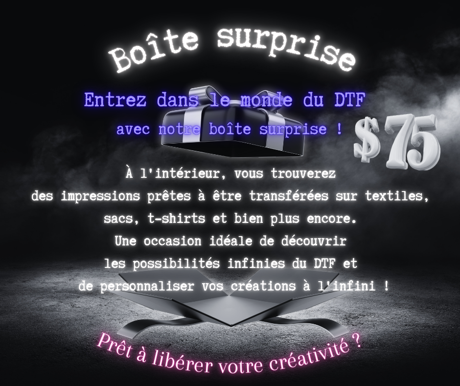 Boîte surprise DTF