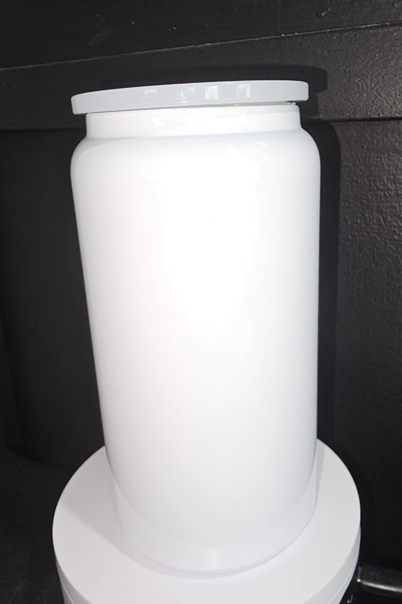 16 oz style glass can isotherme / 2 couvercles