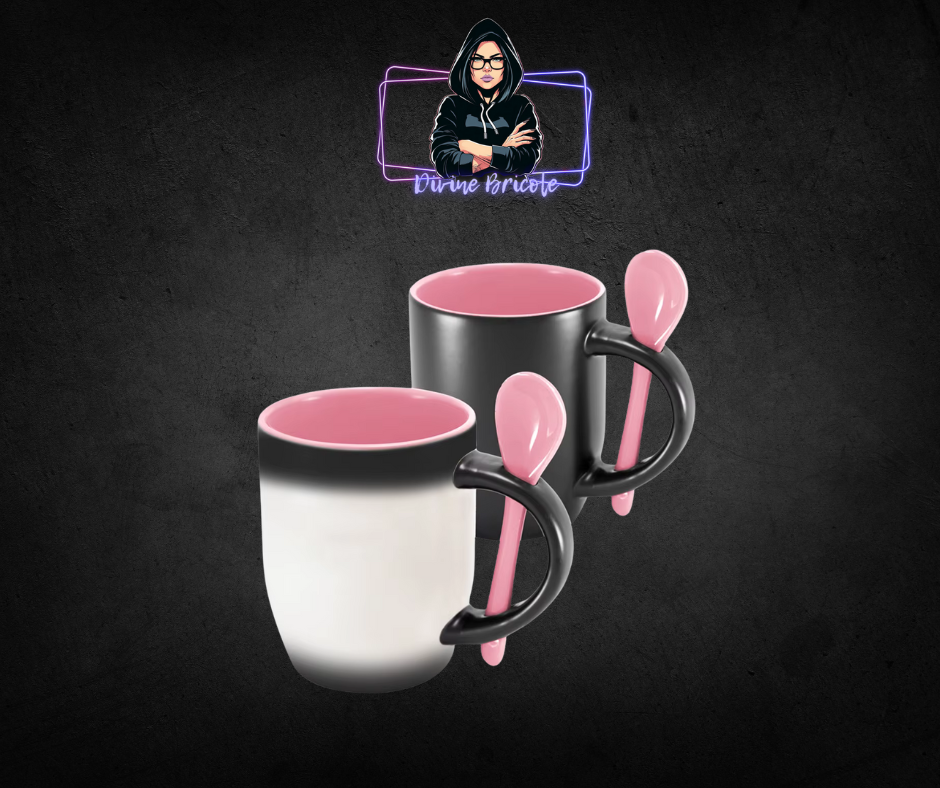 tasse magique et sa cuillère