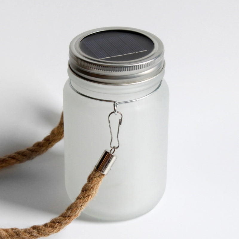 Lanterne solaire en verre givré – Sublimation