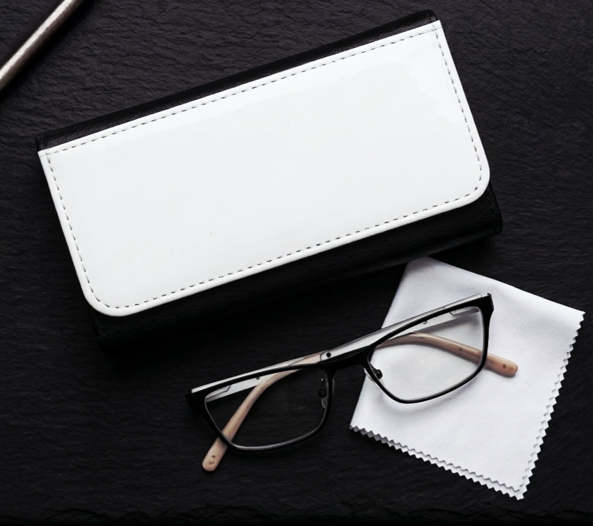 Étui à lunette en cuir PU