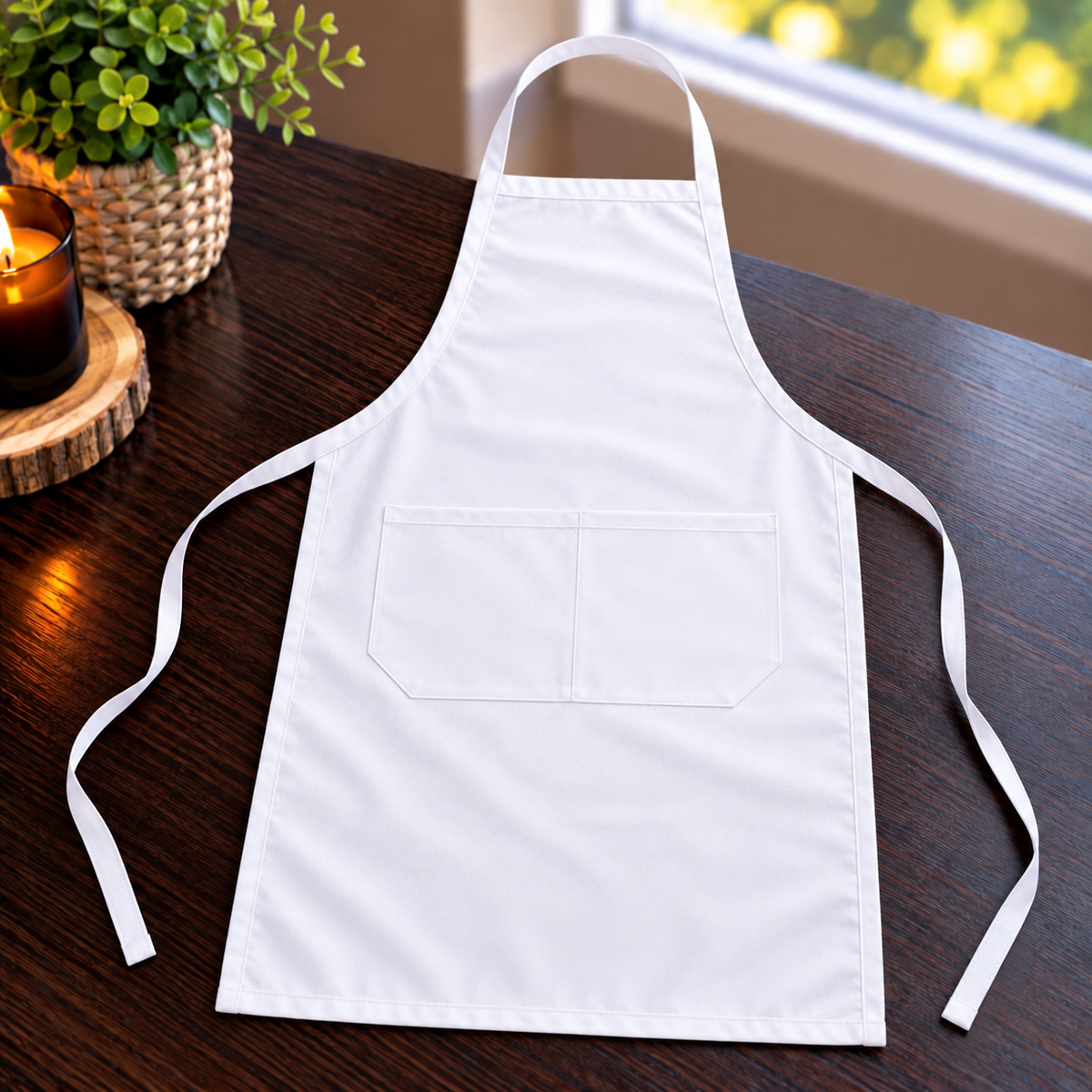 Tablier blanc