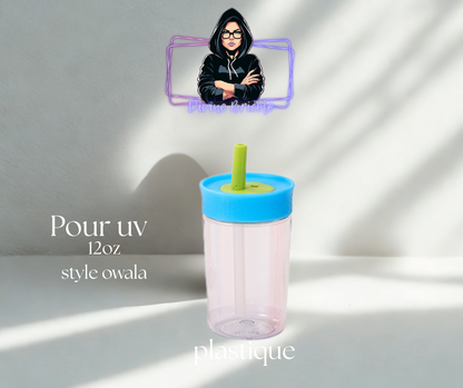 Sippy cup Wowala 12 oz /plastique