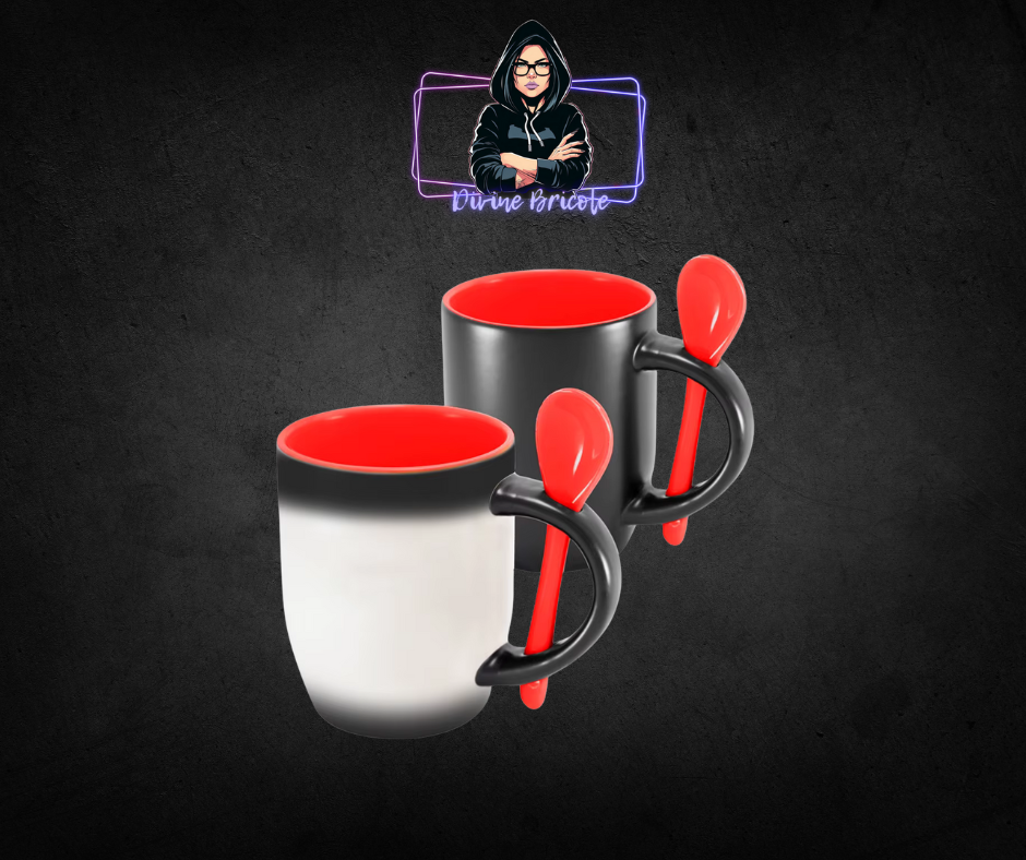 tasse magique et sa cuillère