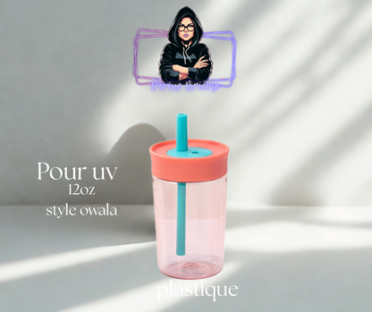 Sippy cup Wowala 12 oz /plastique