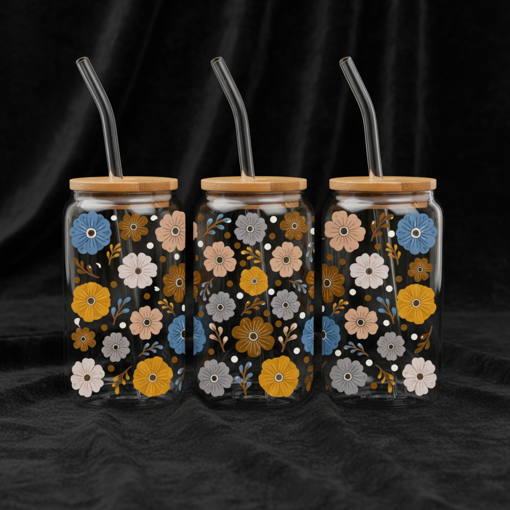 Wrap UVDTF pour Can 16 oz - Impression Double Face Qualité Supérieure