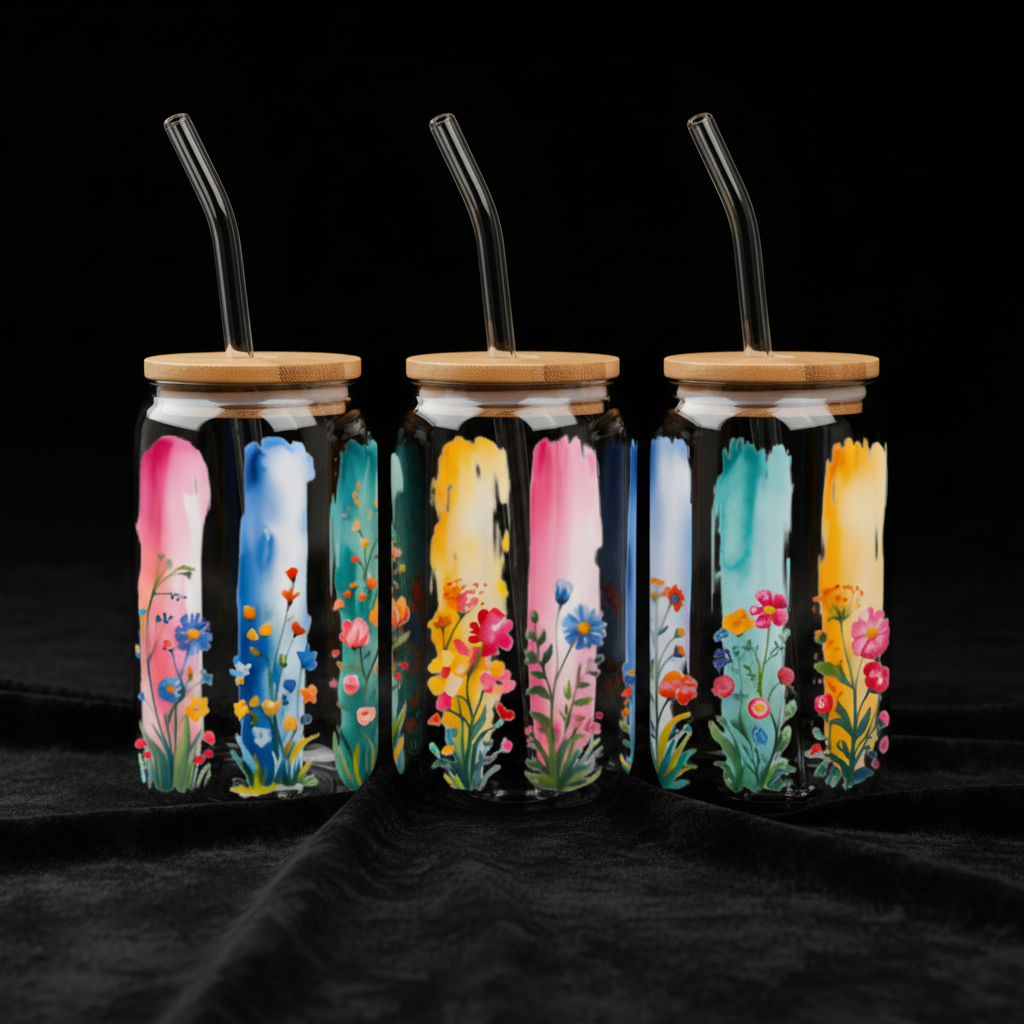 Wrap UVDTF pour Can 16 oz - Impression Double Face Qualité Supérieure