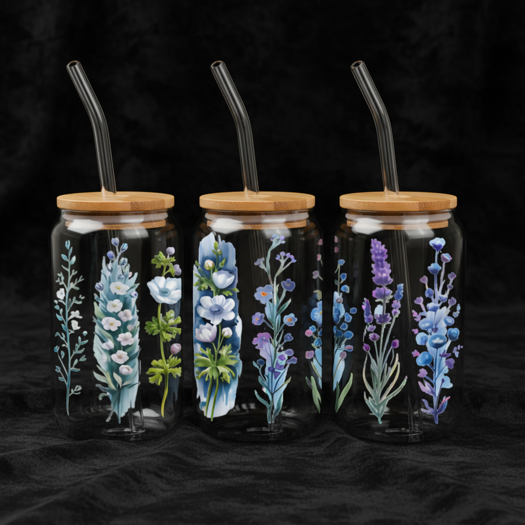 Wrap UVDTF pour Can 16 oz - Impression Double Face Qualité Supérieure