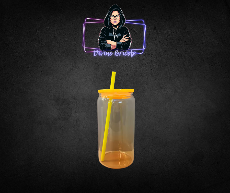 16 oz en verre ombré