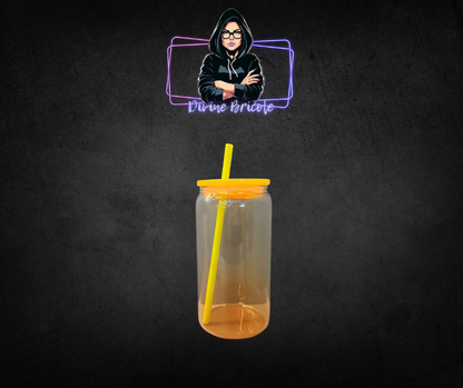 16 oz en verre ombré