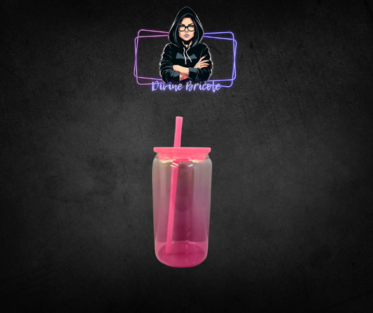 16 oz en verre ombré