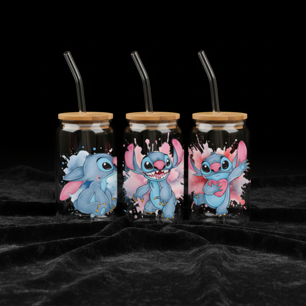 Wrap UVDTF pour Can 16 oz - Impression Double Face Qualité Supérieure