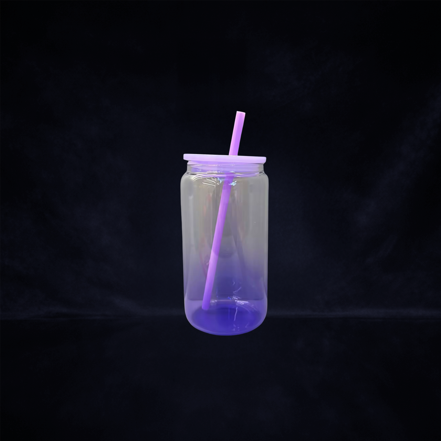 Can 16oz Plastique Ombré - Impression UV