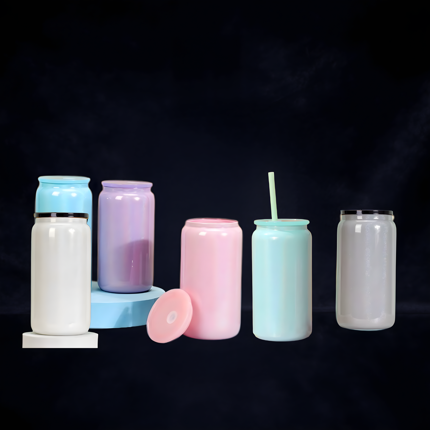 Verre Can 16oz Opaque Lustré Shimmer - Sublimation & UV