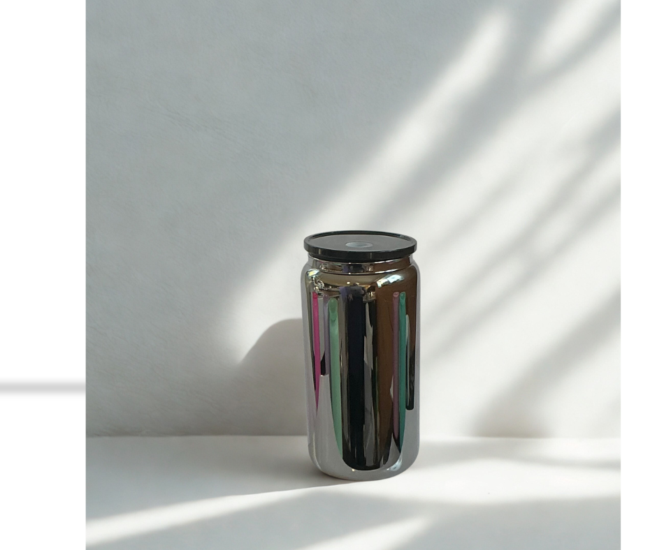 Verre 16oz effet chrome – Sublimation