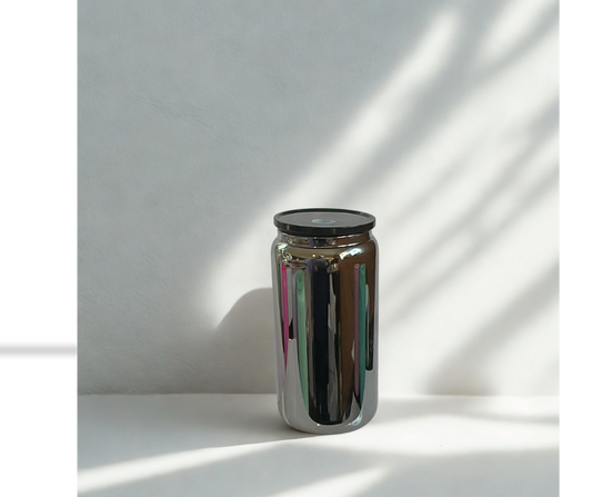 Verre 16oz effet chrome – Sublimation