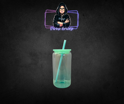 16 oz en verre ombré