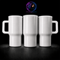 Tumbler 20 oz – Poignée Colorée – Couvercle Flip – Sublimation