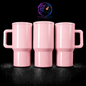 Tumbler 20 oz avec Poignée – Couvercle Flip – Sublimation