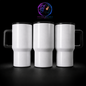 Tumbler 20 oz – Poignée Colorée – Couvercle Flip – Sublimation