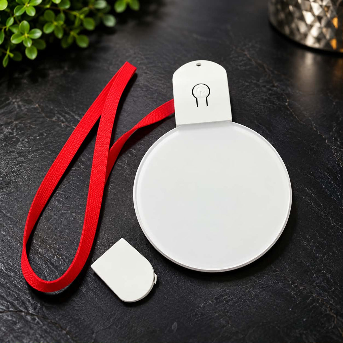 Ornement LED rond en acrylique sublimable