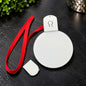 Ornement LED rond en acrylique sublimable