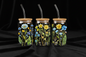 Wrap UVDTF pour Can 16 oz - Impression Double Face Qualité Supérieure