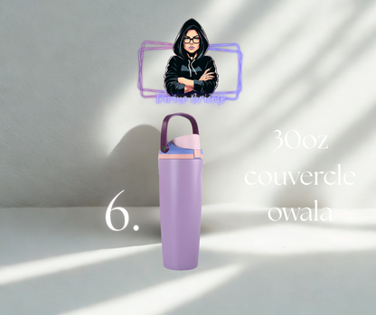 30 oz Wowala isotherme pour autocollant uv