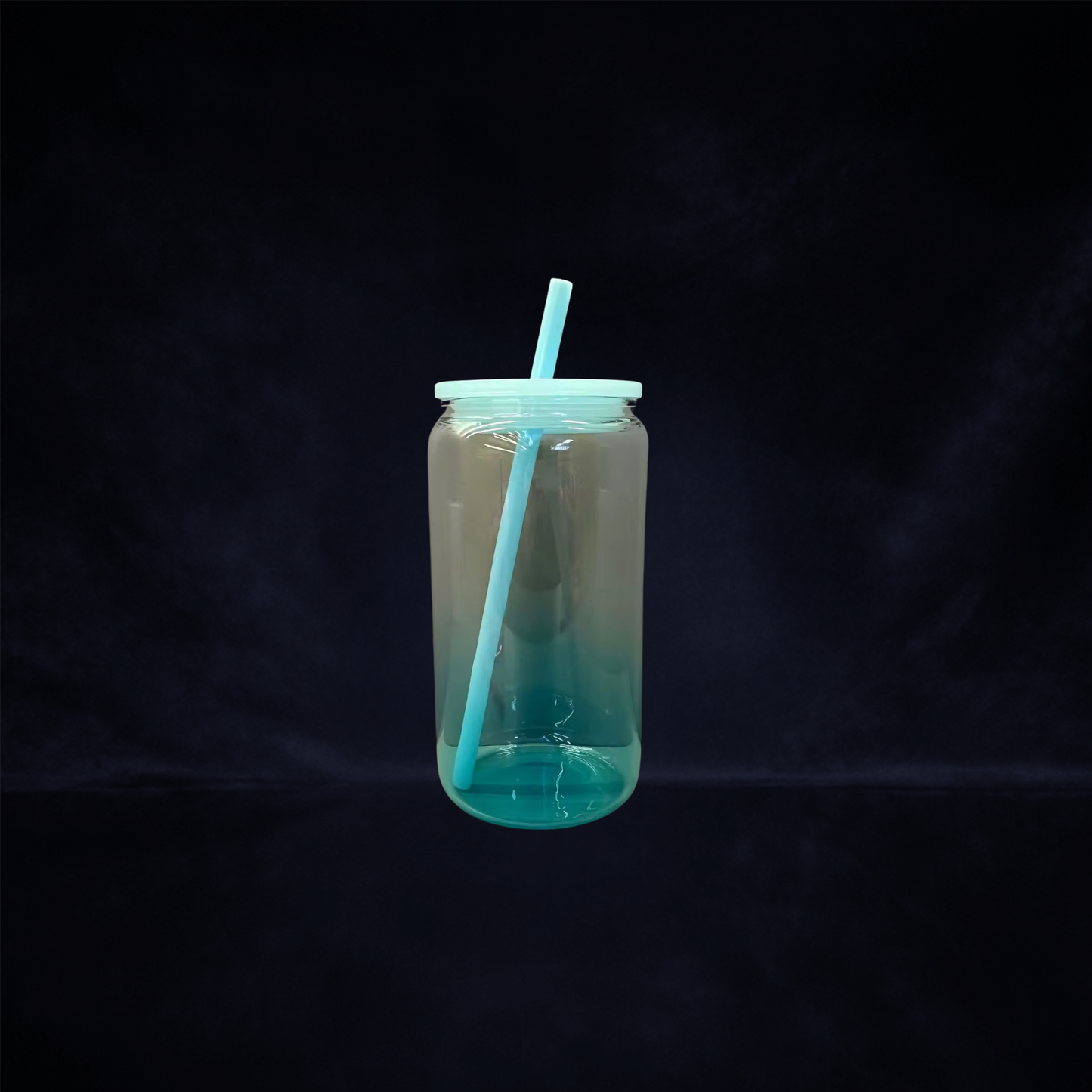 Can 16oz Plastique Ombré - Impression UV