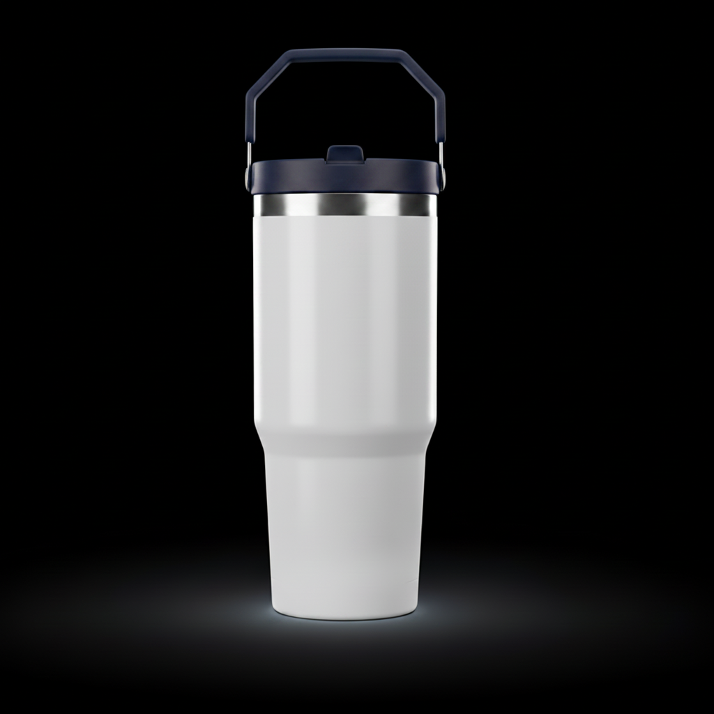 Tumbler 30oz Paille Flip — Liquidation (Non sublimable)
