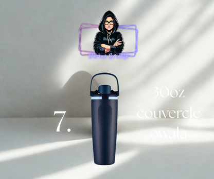 30 oz Wowala isotherme pour autocollant uv