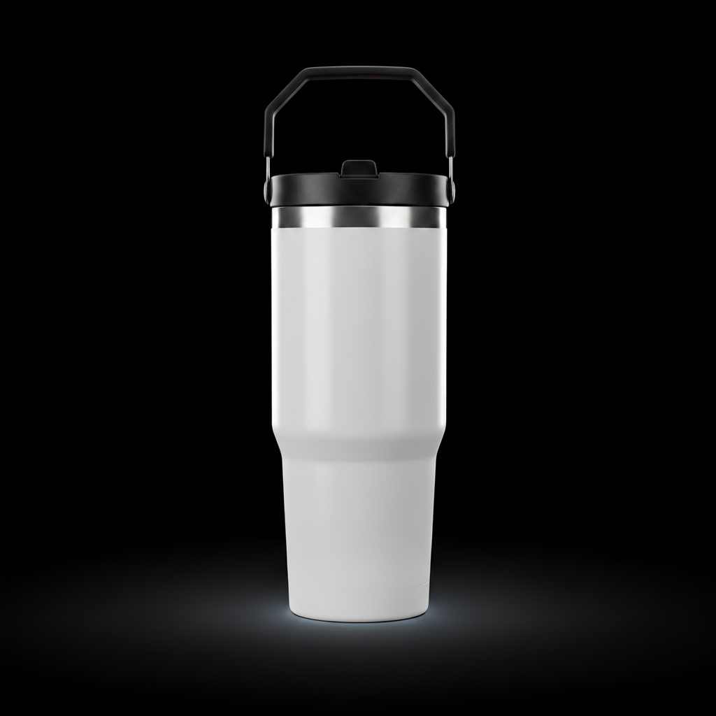 Tumbler 30oz Paille Flip — Liquidation (Non sublimable)