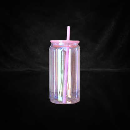 Verre Can 16oz Effet Prisme - Sublimation & UV