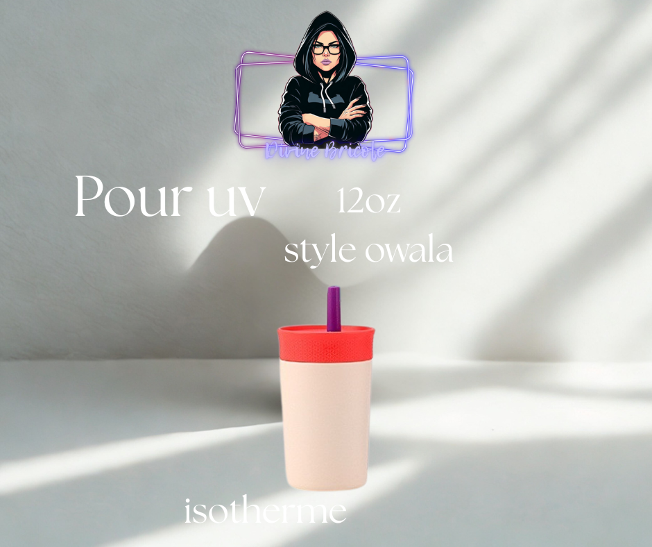 Sippy cup Wowala 12 oz /isotherme pour uv