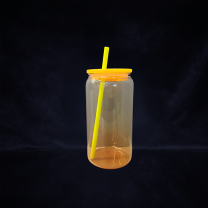 Can 16oz Plastique Ombré - Impression UV