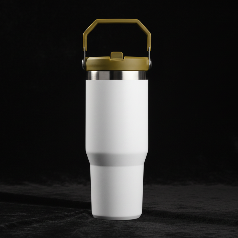 Tumbler 30oz Paille Flip — Liquidation (Non sublimable)