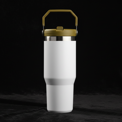 Tumbler 30oz Paille Flip — Liquidation (Non sublimable)