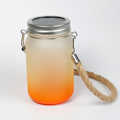 Lanterne solaire en verre givré – Sublimation