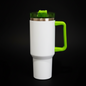 Mug 40 oz Blanc à Poignée Colorée - Sublimation