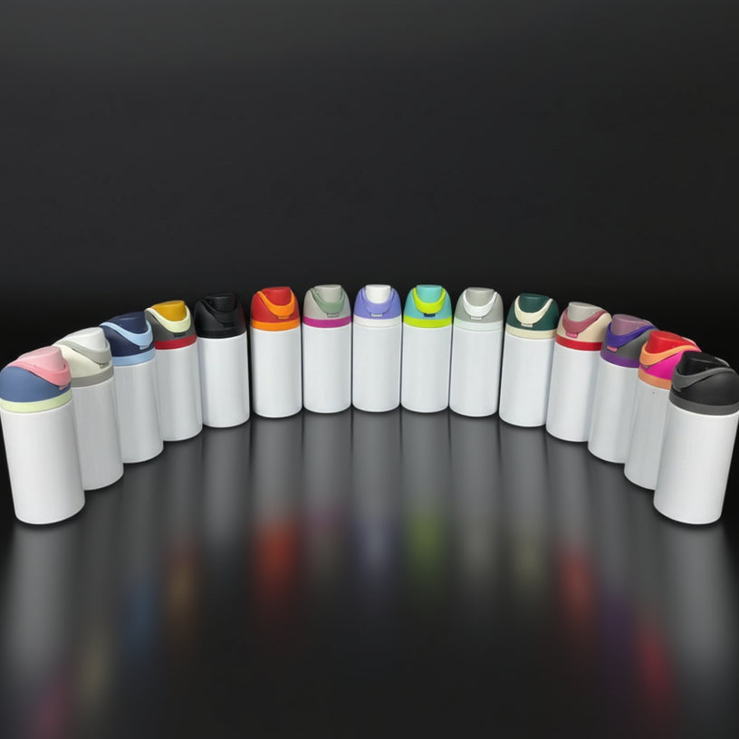 Bouteille Isotherme Wowala 16oz Totalement Droite - Acier Inoxydable Triple Parois - Sublimation