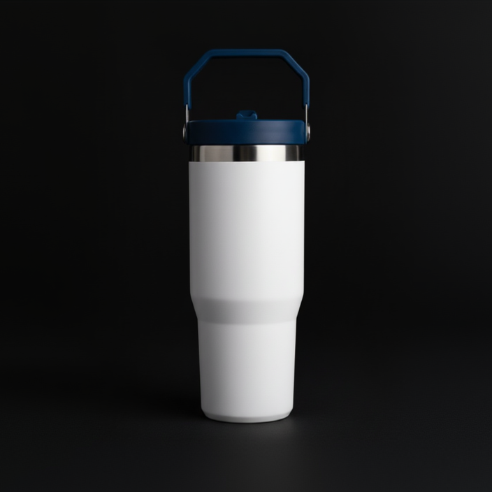 Tumbler 30oz Paille Flip — Liquidation (Non sublimable)