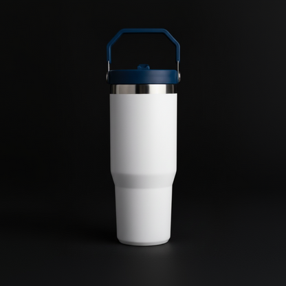 Tumbler 30oz Paille Flip — Liquidation (Non sublimable)