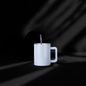 Tasse Isotherme 11oz Acier Inoxydable Scintillante - Poignée Amovible