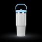 Tumbler 30oz Paille Flip — Liquidation (Non sublimable)