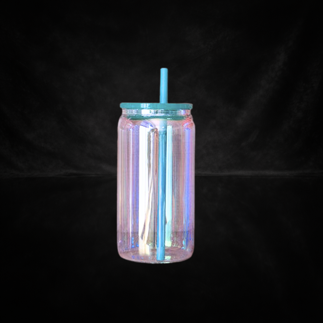 Verre Can 16oz Effet Prisme - Sublimation & UV