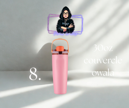 30 oz Wowala isotherme pour autocollant uv